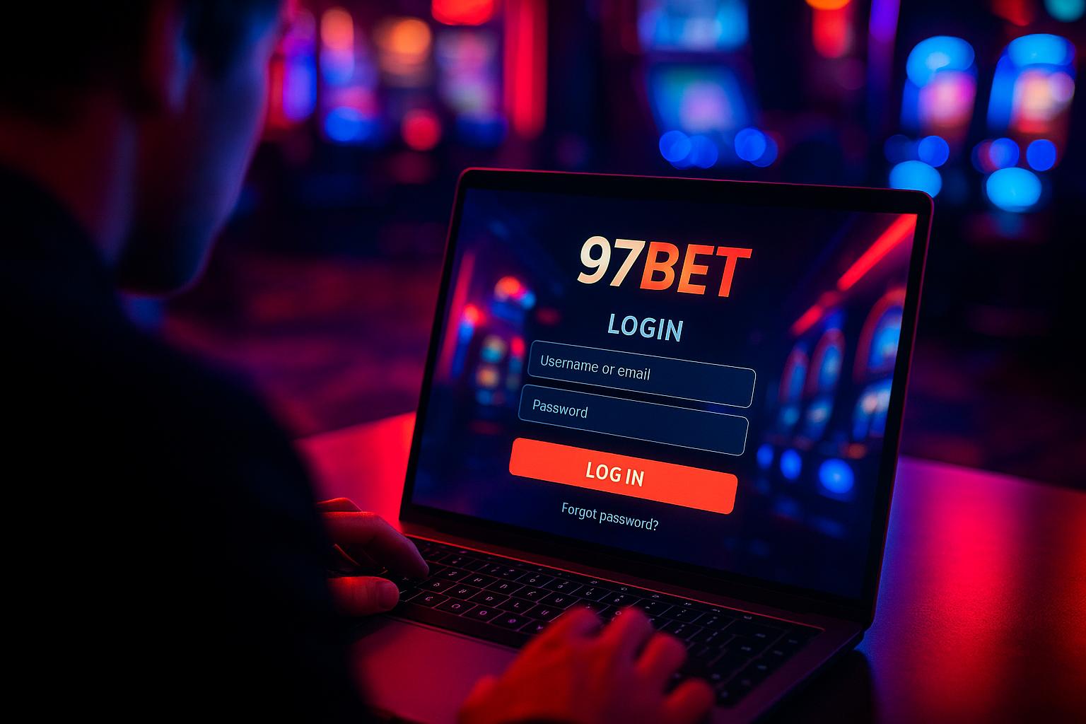 Criar uma nova Conta no plataforma 97BET